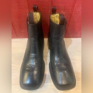 Mens 6” Made in Mexico Jinetes Black Boots